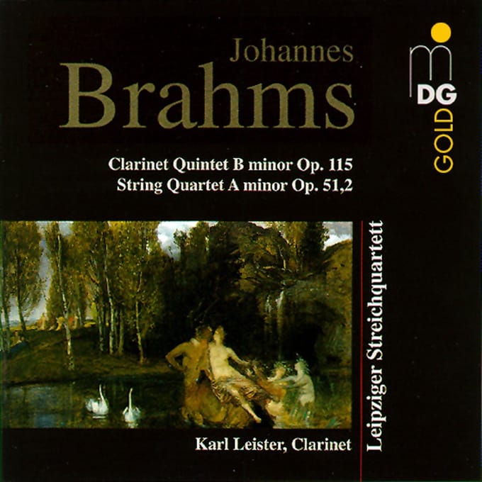 Leipziger Streichquartett - Brahms: Clarinet Quintet B Minor Op. 115 | String Quartet A Minor Op. 51,2 (CD)
