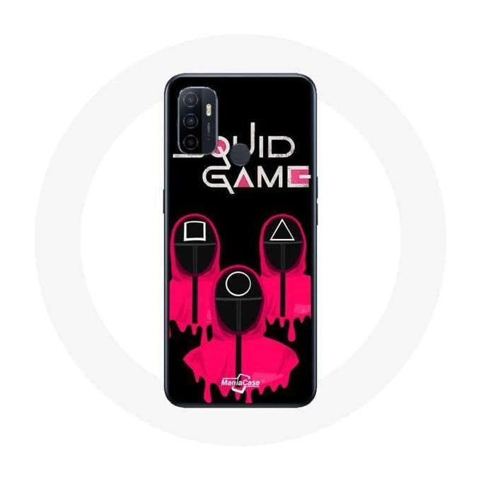 Oppo A53 Case Squid Game Vierkante driehoek- en cirkelmaskers