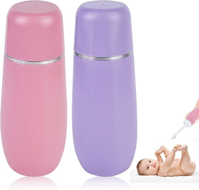 2x Draagbare Bidet Douche (400ml) voor Persoonlijke Hygiëne en Postnatale Zorg