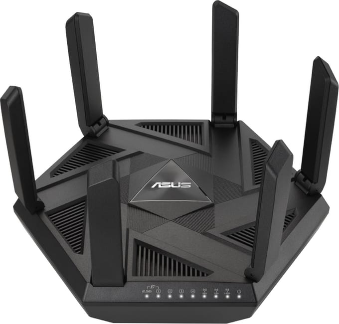 ASUS RT-AXE7800 -Wi-Fi 6E - Tri-Band - 4-Port switch - Wireless router 802.11a/b/g/n/ac/ax (Wi-Fi 6E)