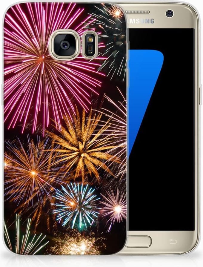 Samsung Galaxy S7 Silicone Back Cover Vuurwerk