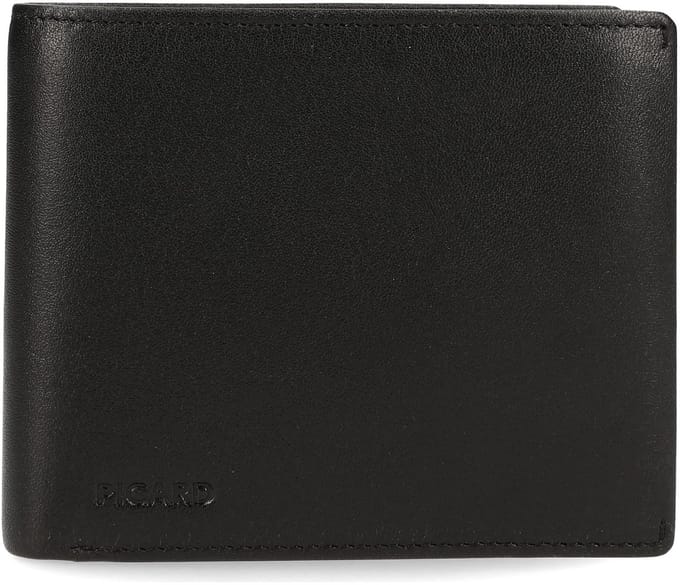 PICARD Leren portemonnee Tennessee1 Wallet Black zwart