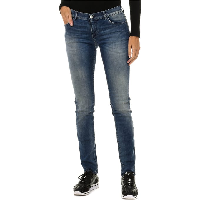Dames 6X5J23-5D0FZ Lange jeans