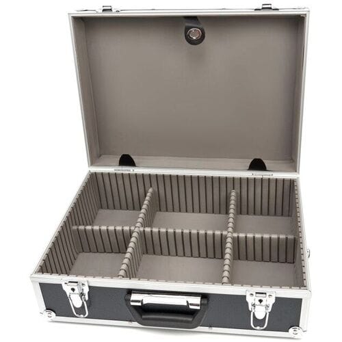 HBM Aluminium Gereedschapskoffer 45 x 33 x 15,5 cm. Met Universele Vakverdeling