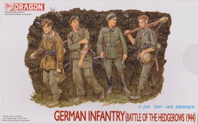 Dragon Modelbouwpakket Militaire voertuigen - Duitse infanterie 1944 - 6025