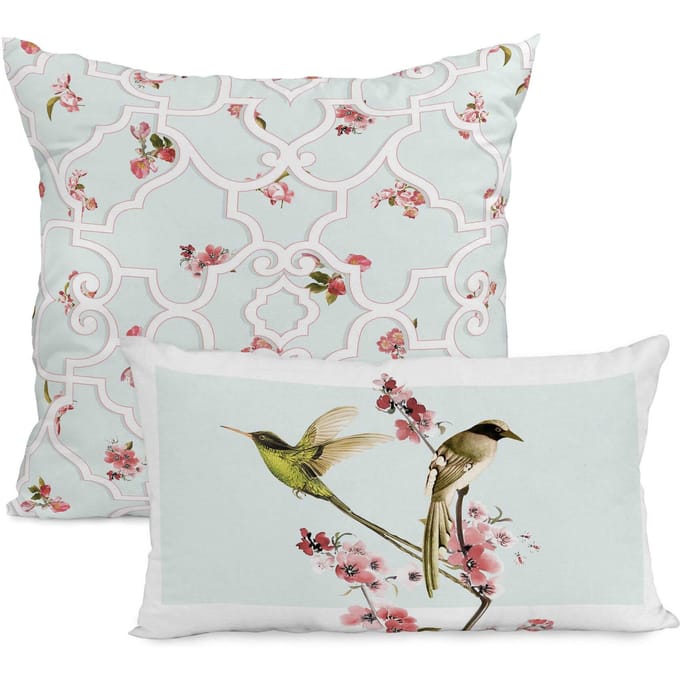 Set van 2 kussenhoezen Sakura | Happy Friday
