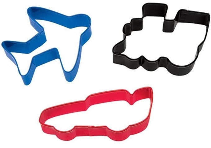 Wilton Uitsteekvormpjes - Transportation - Kunststof - Koekvormpjes - Set van 3