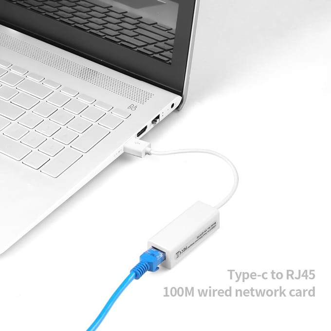 USB 2.0 naar RJ45 Ethernet Kabel Splitter Verleng Adapter 100Mbps USB Bekabelde Netwerkkaart voor Tablet Laptop PC Computer Window XP 7 8 white