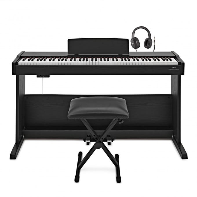 VISIONKEY-500 bankpakket voor digitale piano, Matte Black