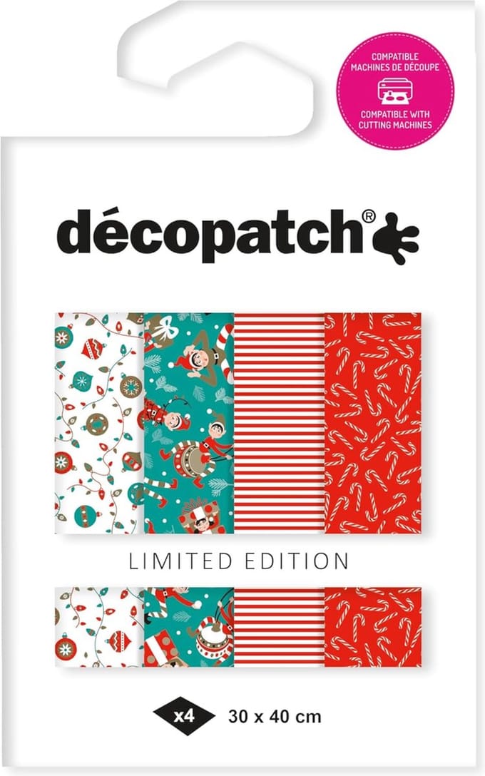 Set Texture Decopatch papier "ELFEN" hotfoil Limited Edition