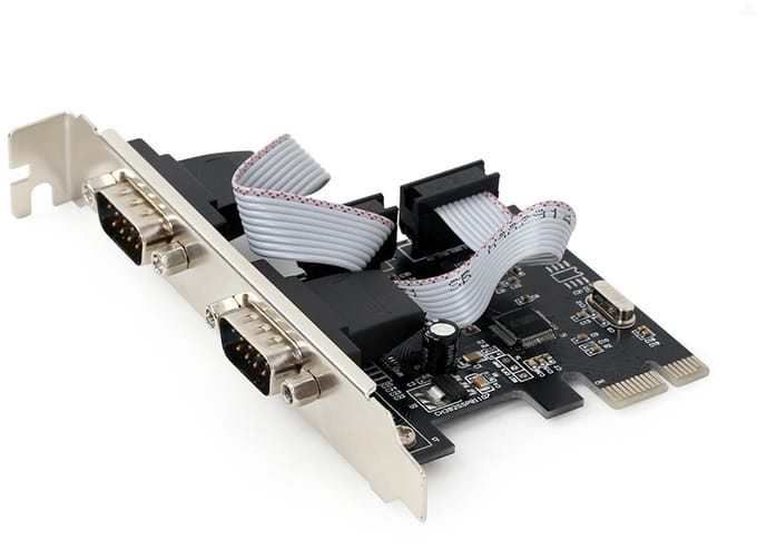 2-poorts seriële PCIe insteekkaart