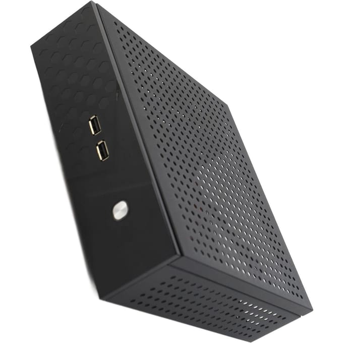 Desktop Computerbehuizing Goede Warmteafvoer Exquise Compacte Zwarte Mini HTPC-behuizing voor Thuisvideo black