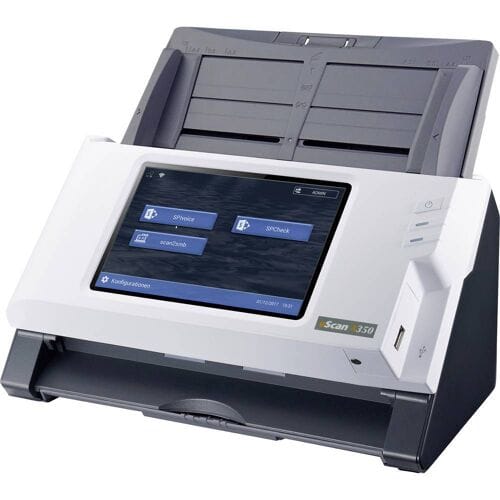 Plustek eScan A350 SharePoint Documentscanner 216 x 5080 mm 600 x 600 dpi 25 pag./min. RJ45, USB-A 2.0, WiFi