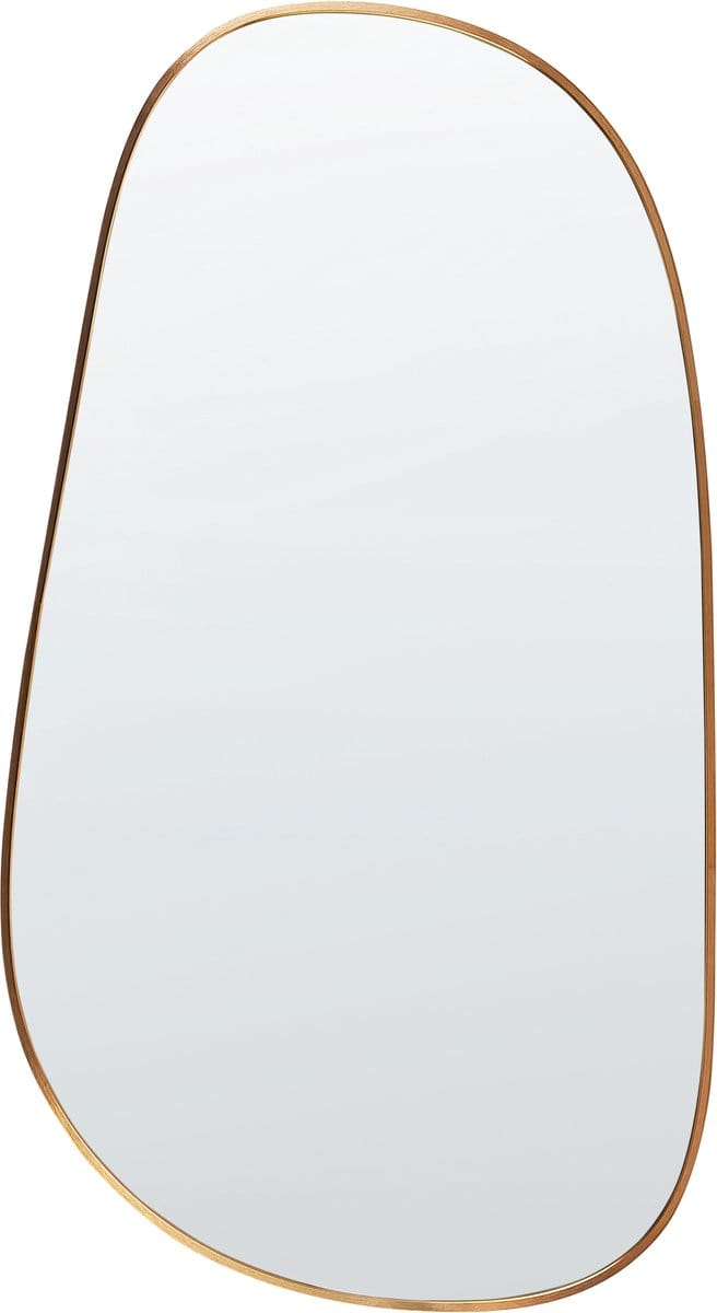 VERNAIS - Wandspiegel - Goud - 57 x 110 cm - Metaal