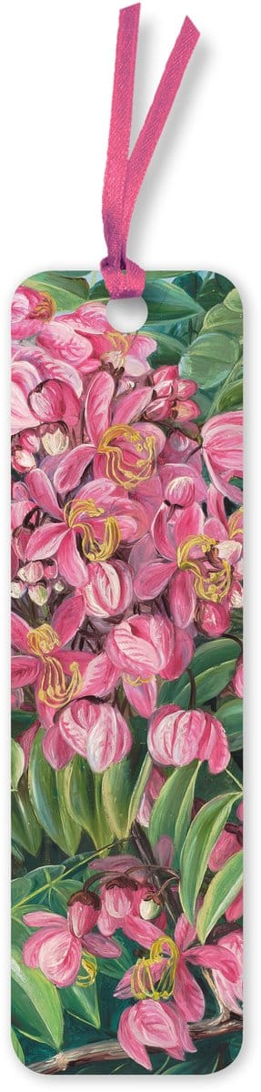 Flame Tree Bookmarks (Foiled)- Kew Gardens: Flowers of a Cassia Bookmarks (pack of 10)