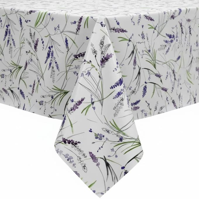 Protecttable - Tafelzeil Lavanda 140x250cm - Tafelkleed Afwasbaar - Kunststof