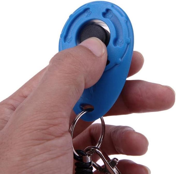 PetPaws - Training clicker voor de hond - Blauw