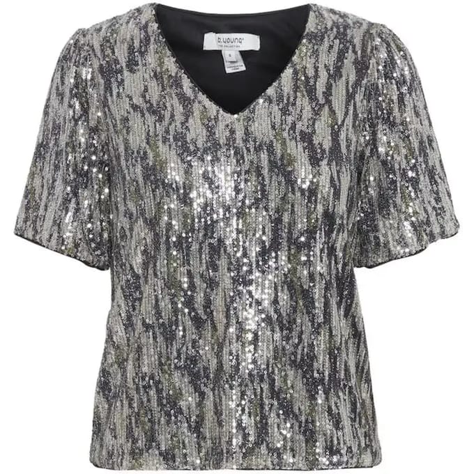 Vrouwenblouse b.young Solia AOP