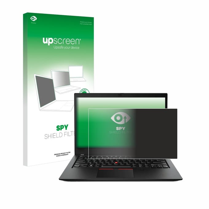 upscreen - privacyscherm voor Lenovo ThinkPad T490s - privacy filter screenfilter Blauwlichtfilter