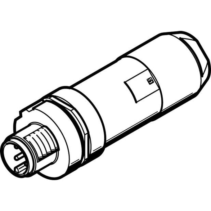 Festo Stekker 4-pins M12x1 IP65 IP67 - 575719