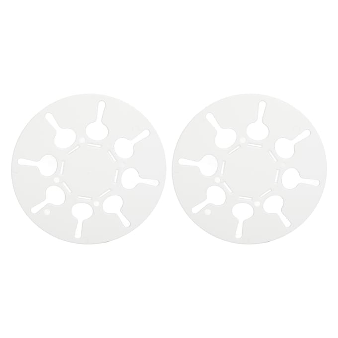 2 stuks Bedlaken Ontwarringsmiddel Vermindert Wasgoed Knopen Werkt in Wasmachine Droger Bedlaken Deken Ontwarringsmiddel white