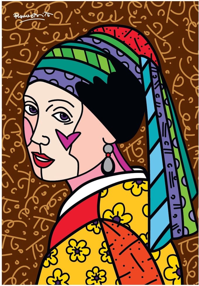 Bluebird Puzzle legpuzzel Romero Britto Dutch icon 1500 stukjes.