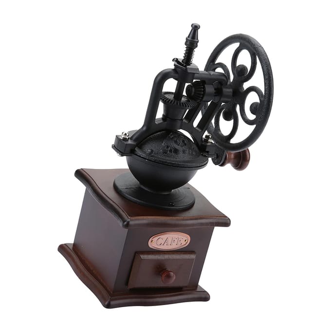Handmatige Koffiebonenmolen Handmolen Peper Specerij Huis-Maalmachine black