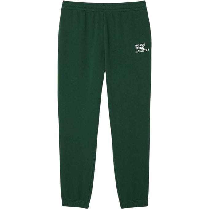 Lacoste Heren Fleece Relaxed Fit Sweatpants (Groen)