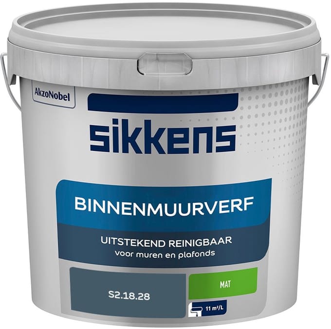 Sikkens - Binnenmuurverf Mat - S2.18.28 - Mengverf - 5 L