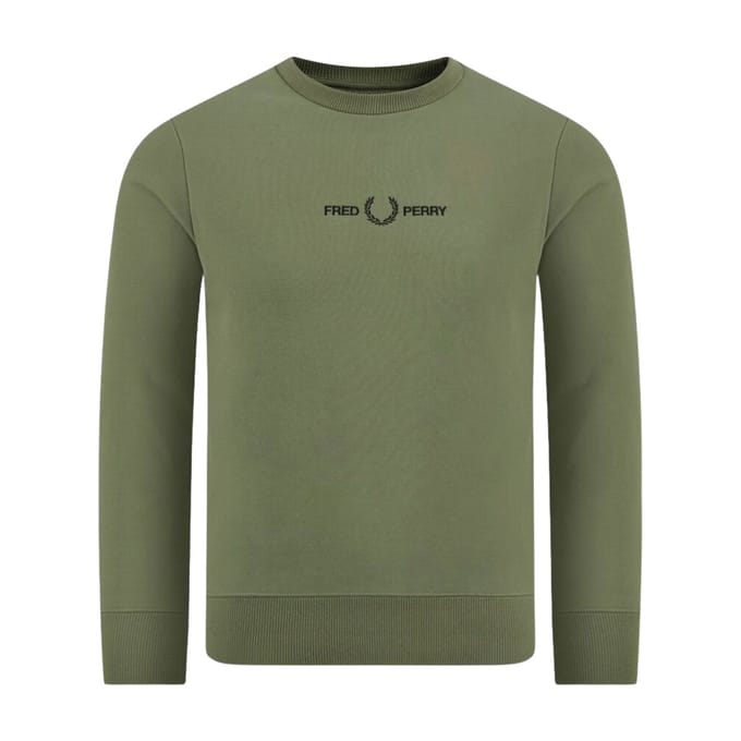 Sweater Fred Perry Embroidered Sweatshirt