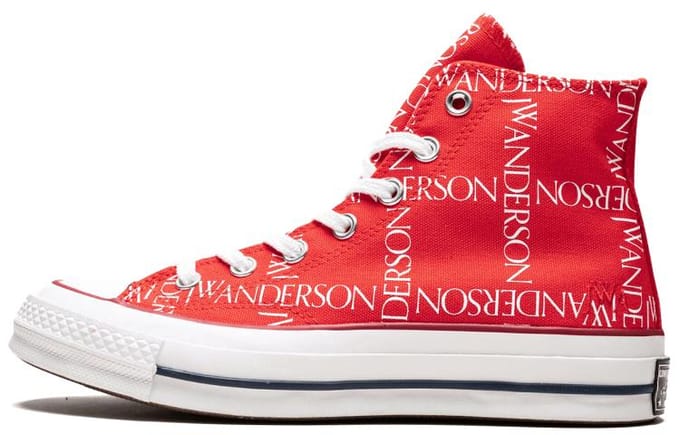 Chuck 70 J.W. Anderson x Chuck 70 Converse Hi Top 'Grille' 162290C 40 red