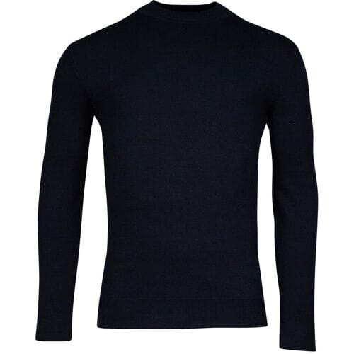 Baileys Trui Pima Cotton Turtle-Neck Single Knit Navy / male