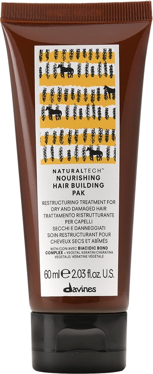 Davines Natural Tech Nourishing Hair Building Pak -60ml