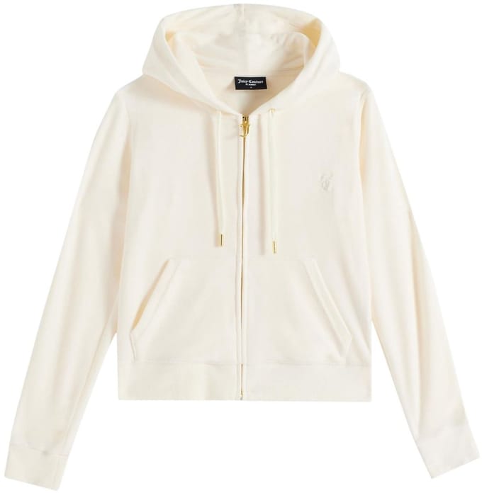 Juicy Couture Robertson Hoodie Gold WIT - Maat XXS