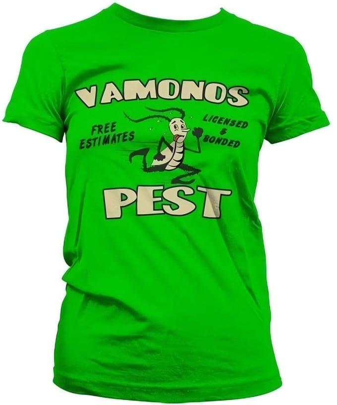 Breaking Bad Dames Tshirt -M- Vamanos Pest Groen