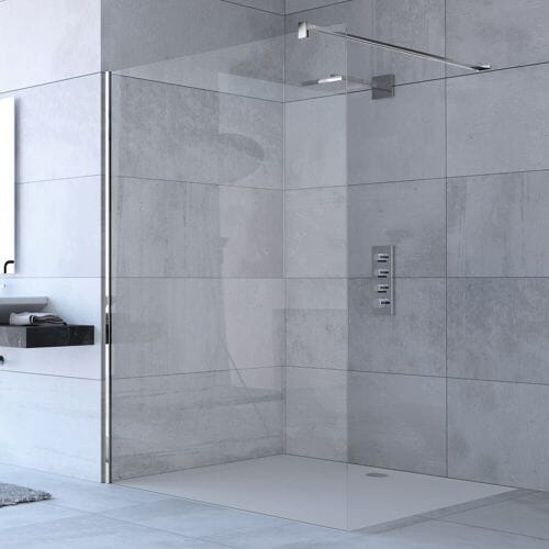 HÜPPE Design pure 4-corner Walk-In side panel fixed 80 cm 8P1125092321