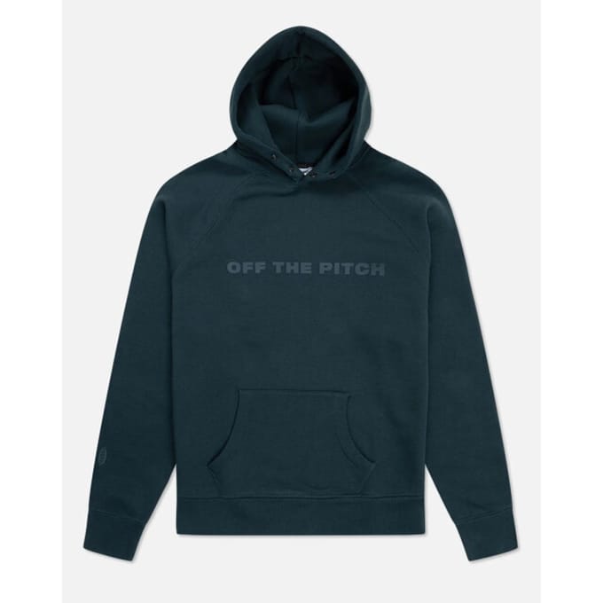 Off The Pitch Comfort Hoodie Heren Donkergroen - Maat: M