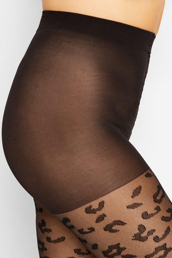 Yours Panty Met Luipaardprint In Zwartsize 62-64