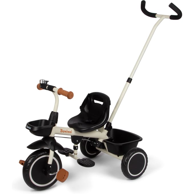 Baninni Driewieler met Duwstang Cara Beige