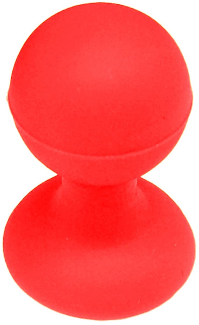 Hurtel - Telefoniehouder - Siliconen - Rond Hoofd - Rood