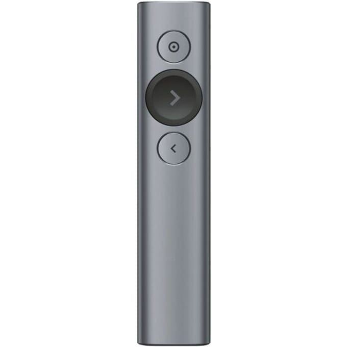 Logitech Spotlight - Afstandsbediening voor presentaties - Grijs