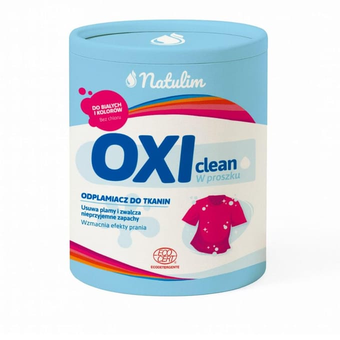 Natulim, Oxi Clean, Détachant Poudre Éco 0,5Kg