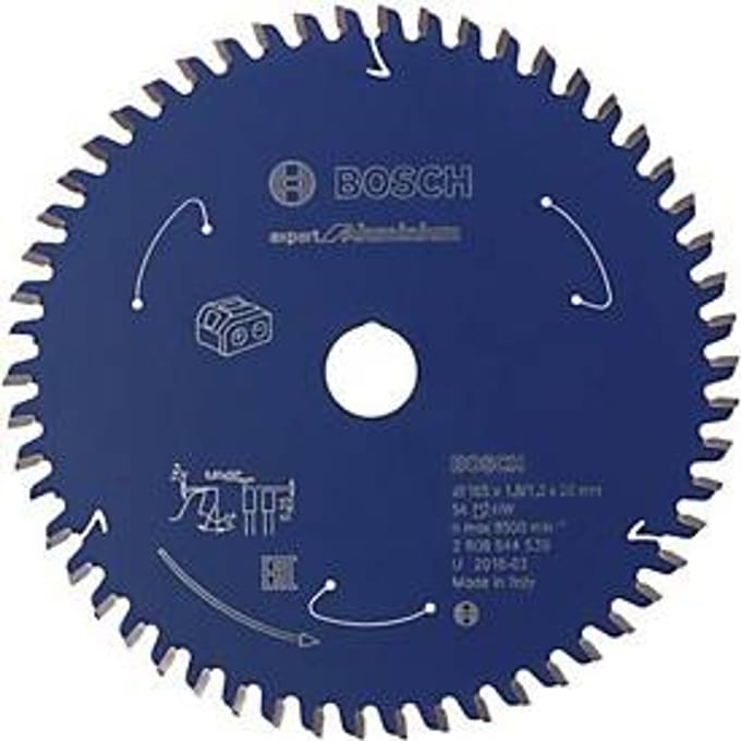 Cirkelzaagblad AD 165 mm Z.54 HLTCG, boring 20 mm, zaagbreedte 1,8 mm, hardmetaal, BOSCH