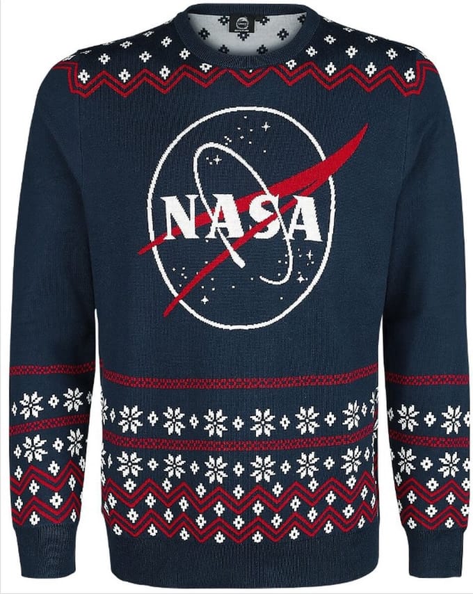 Nasa - Ugly Nasa Christmas Sweater L