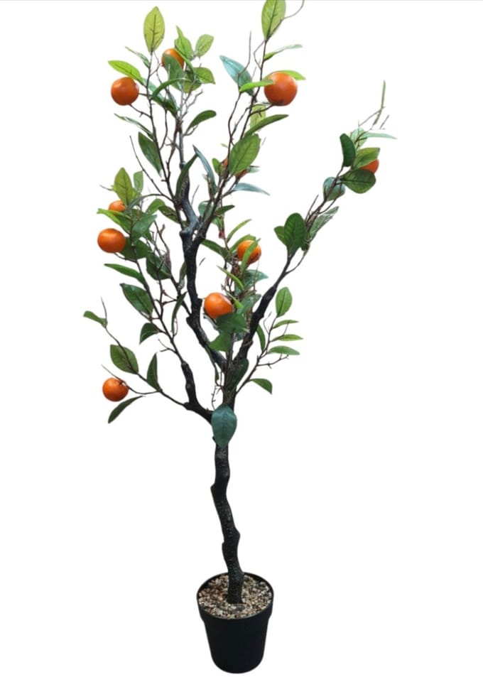 Mica Decorations kunstplant mandarijnboom H120xD50cm