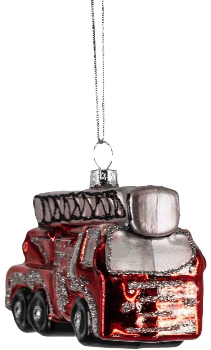 Kerstbal brandweerauto