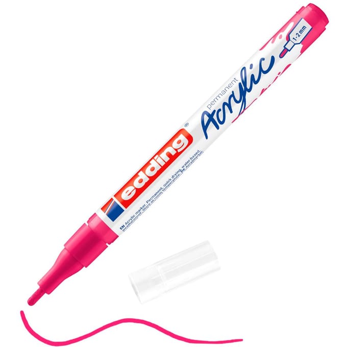 edding 5300 Acrylic "Acrylmarker - Fijn" - Telemagenta