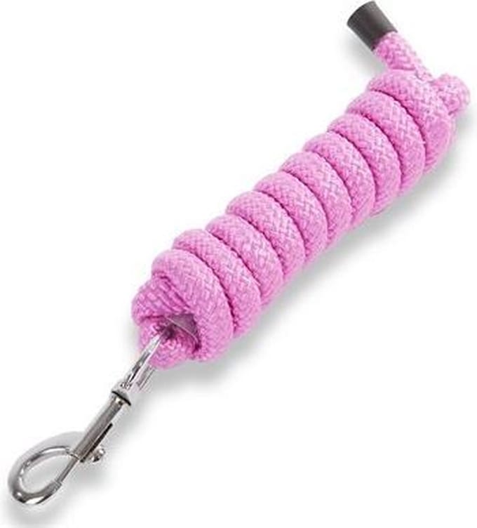 Hb luxe halstertouw roze