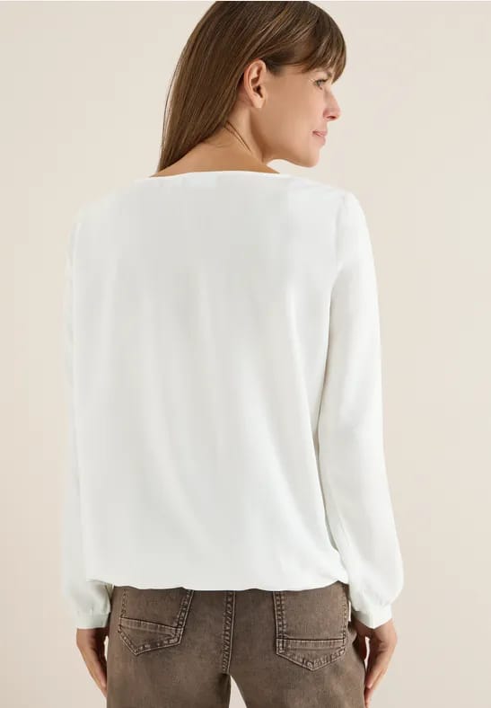Blouse in effen kleur