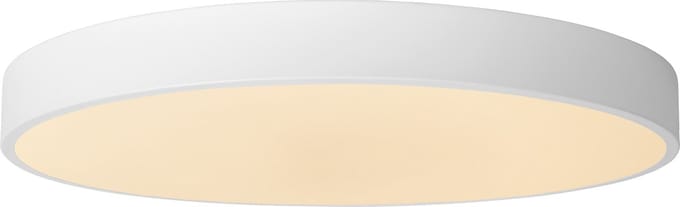 Lucide UNAR - Plafonnière (Plafondlamp) - Ø 49,5 cm - LED 3 StepDim (Memory) - 1x36W 2700K - Wit